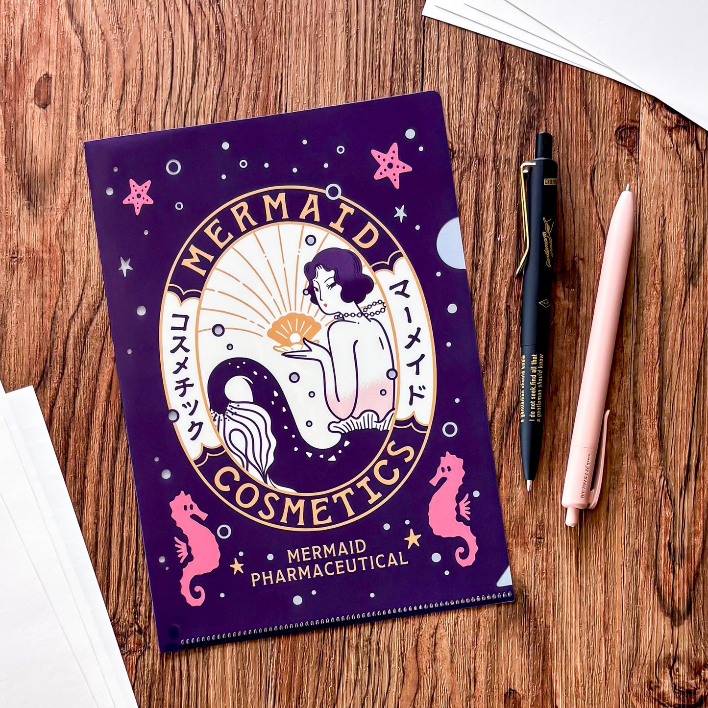 Obi1 / Clear Folder - Mermaid Cosmetics (A5 Size)