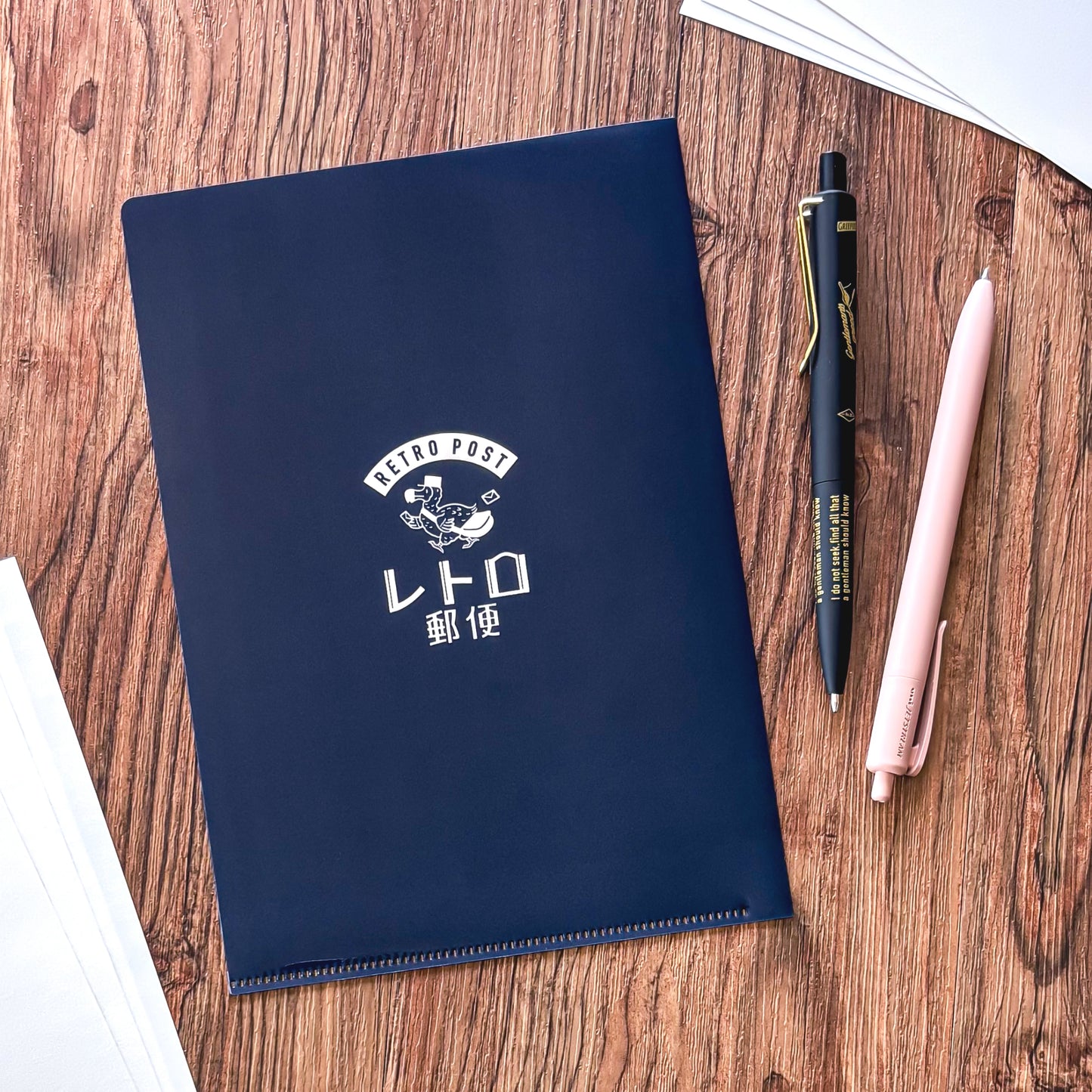 Obi1 / Clear Folder - Retro Post (A5 Size)