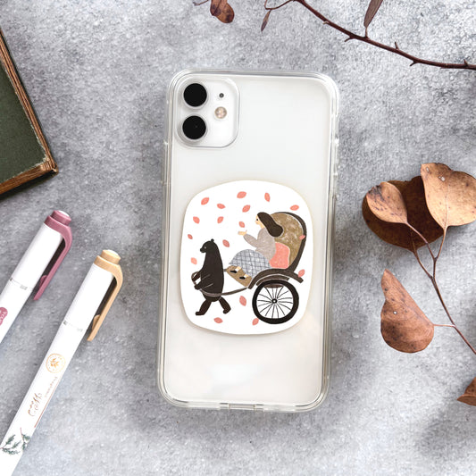 Necktie / Vinyl Sticker - Cherry Blossoms