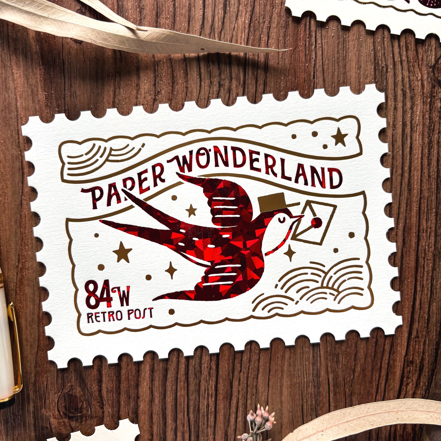 Obi1 / Shiny Die-cut Postcard - Paper Wonderland