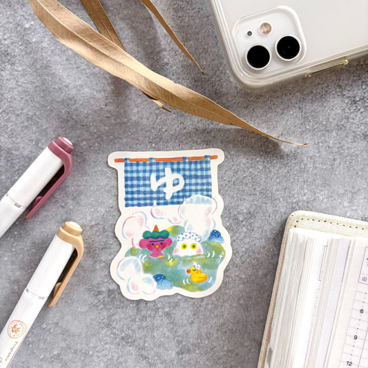 Yuki Itoi / Vinyl Sticker - Hot Springs