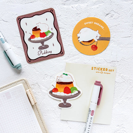 Furukawa Paper / Vinyl Sticker - Polar Bear (Set of 3 Stickers)