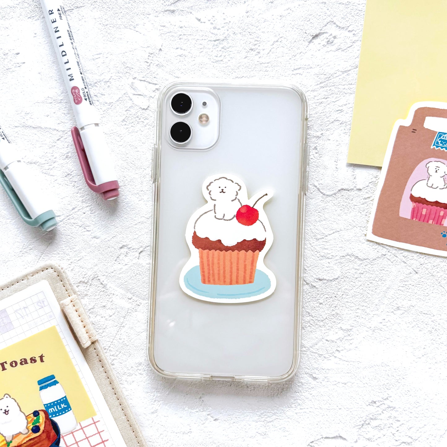 Furukawa Paper / Vinyl Sticker - Dog (Set of 3 Stickers)