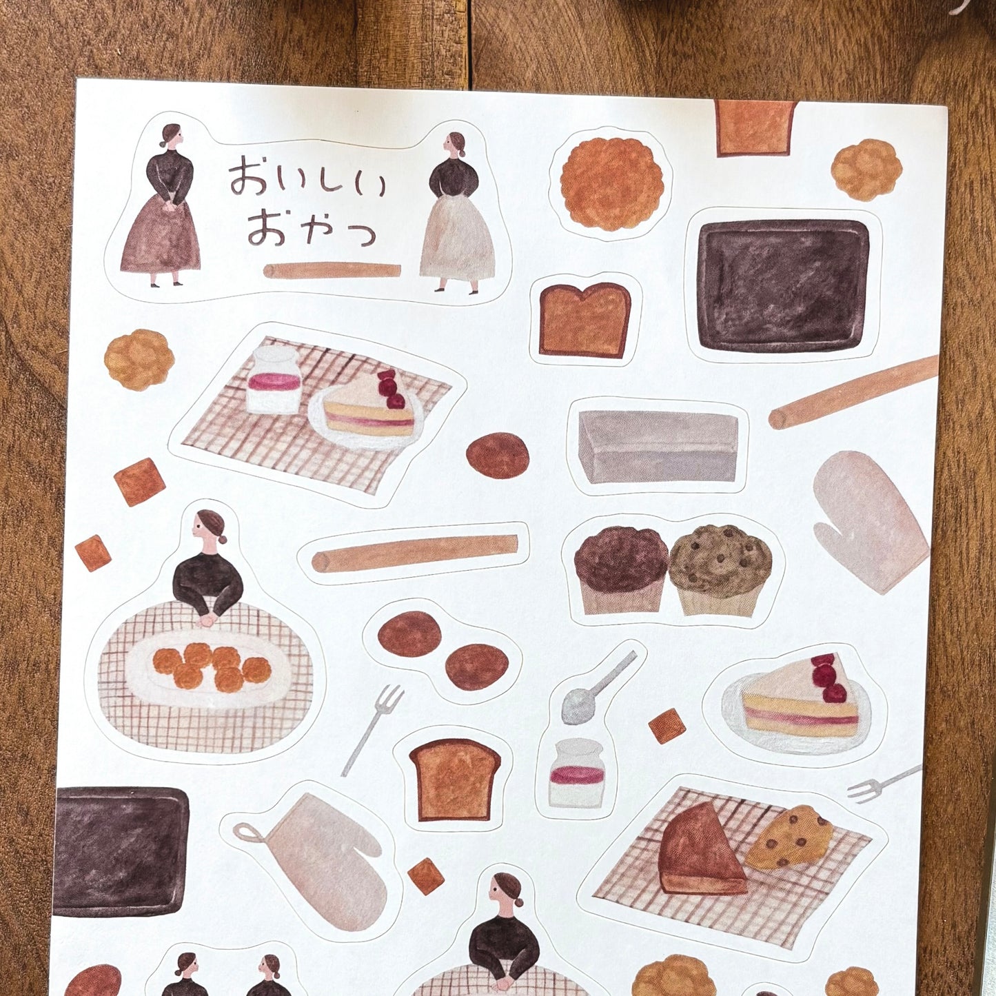 Necktie / Stickers - Sweets (A5 size)