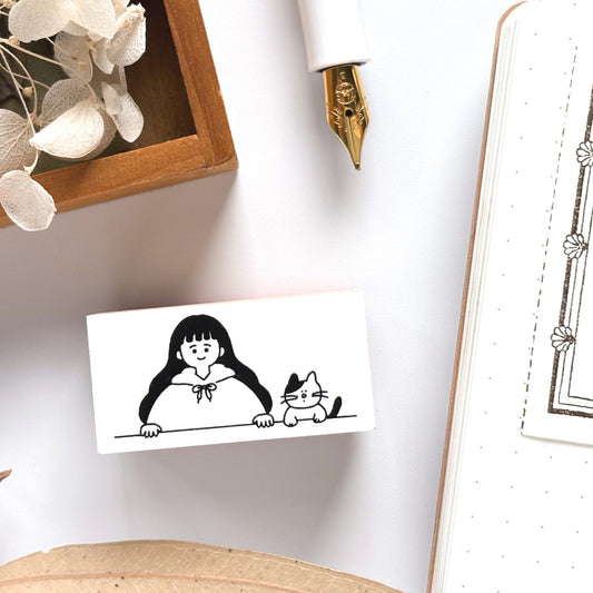 Peppoko / Rubber Stamp - Hello Friends