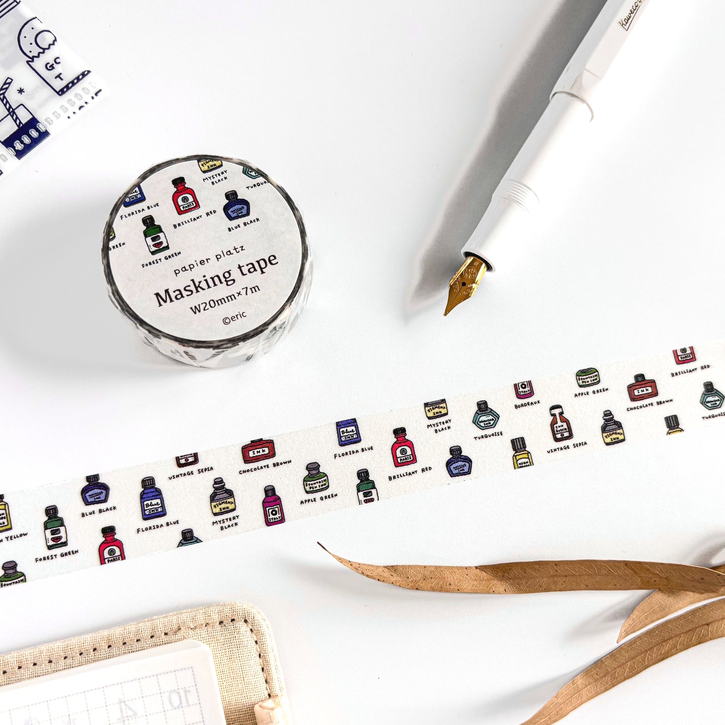 eric / Washi Tape - Ink Bottle