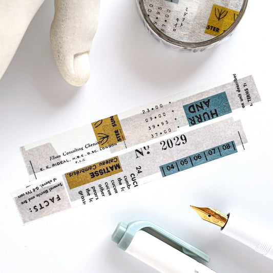 Yohaku / Washi Tape - Yellow & Green