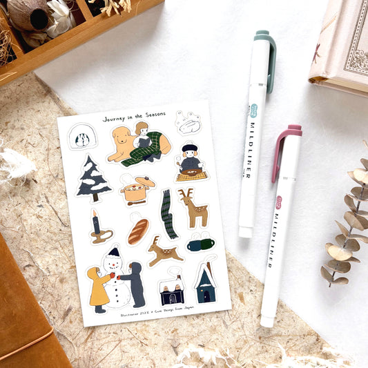 CTFJ x 252% / Stickers - Happy Winter