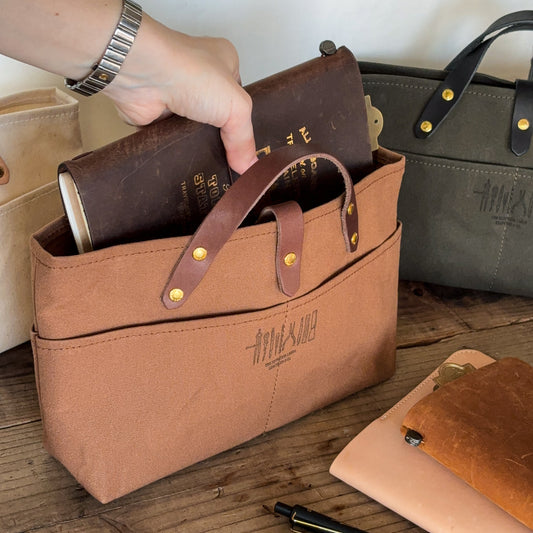 The Superior Labor / Paraffin Canvas Mini Bag - Brown