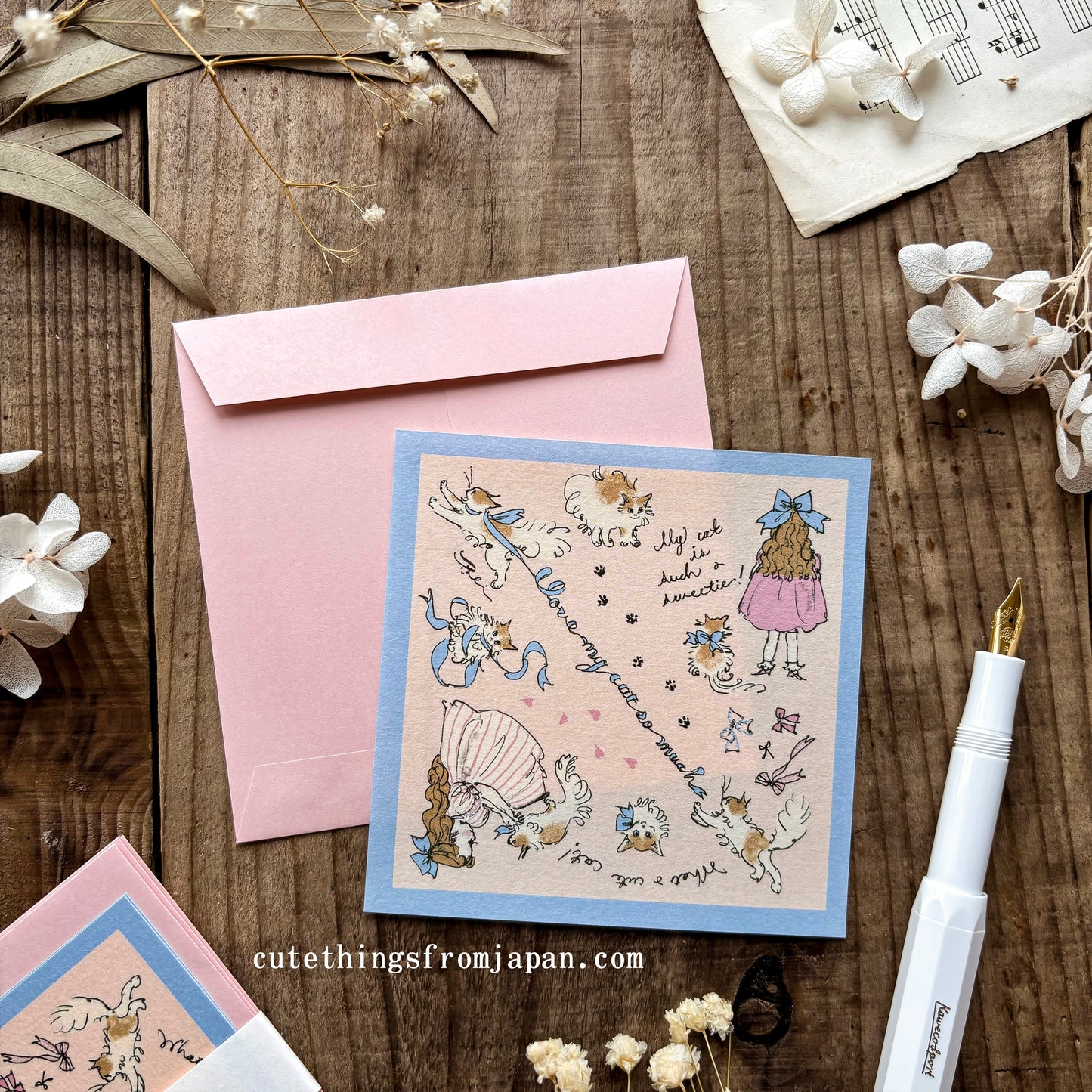 Rei Kurahashi Mini Letter Set - Ribbon