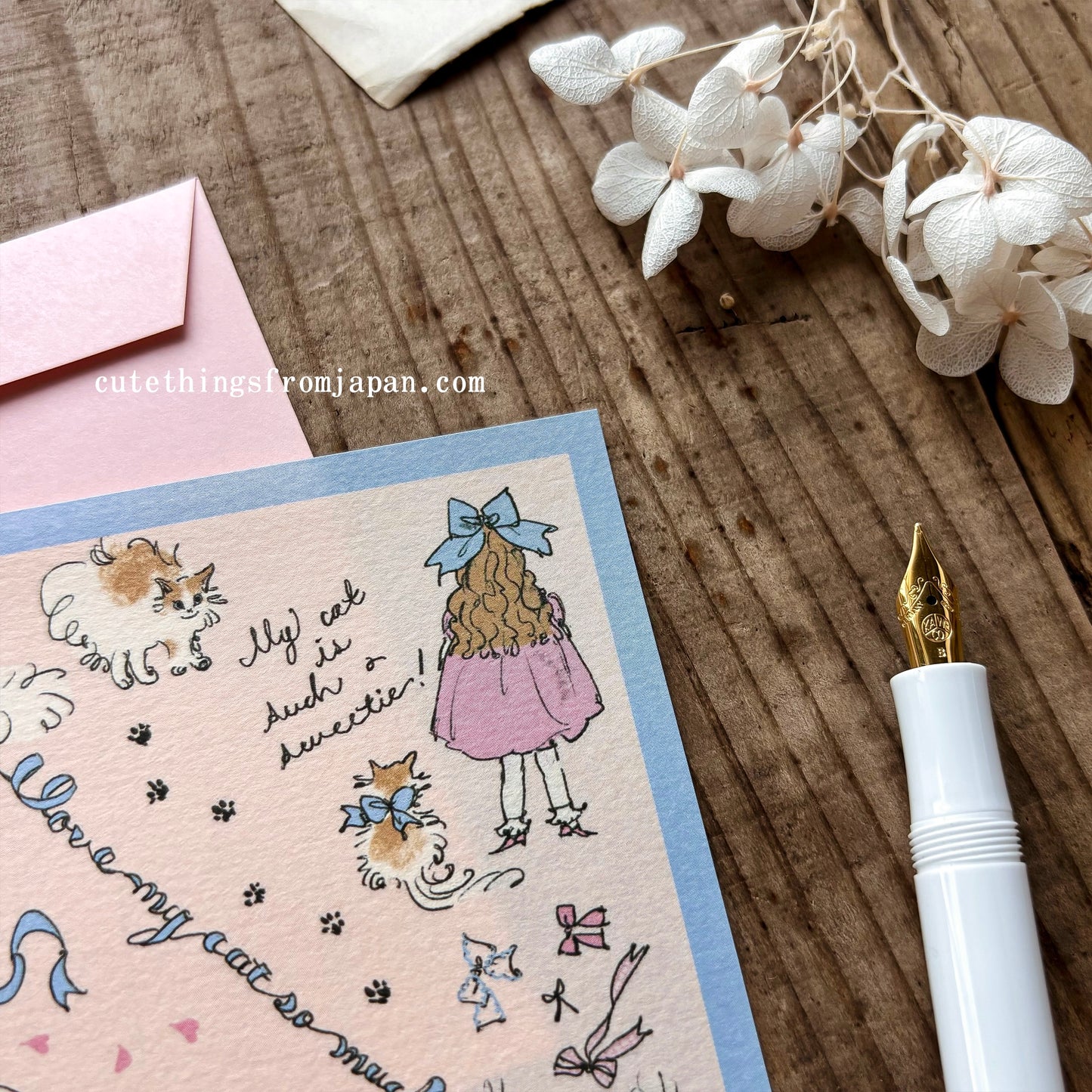 Rei Kurahashi Mini Letter Set - Ribbon