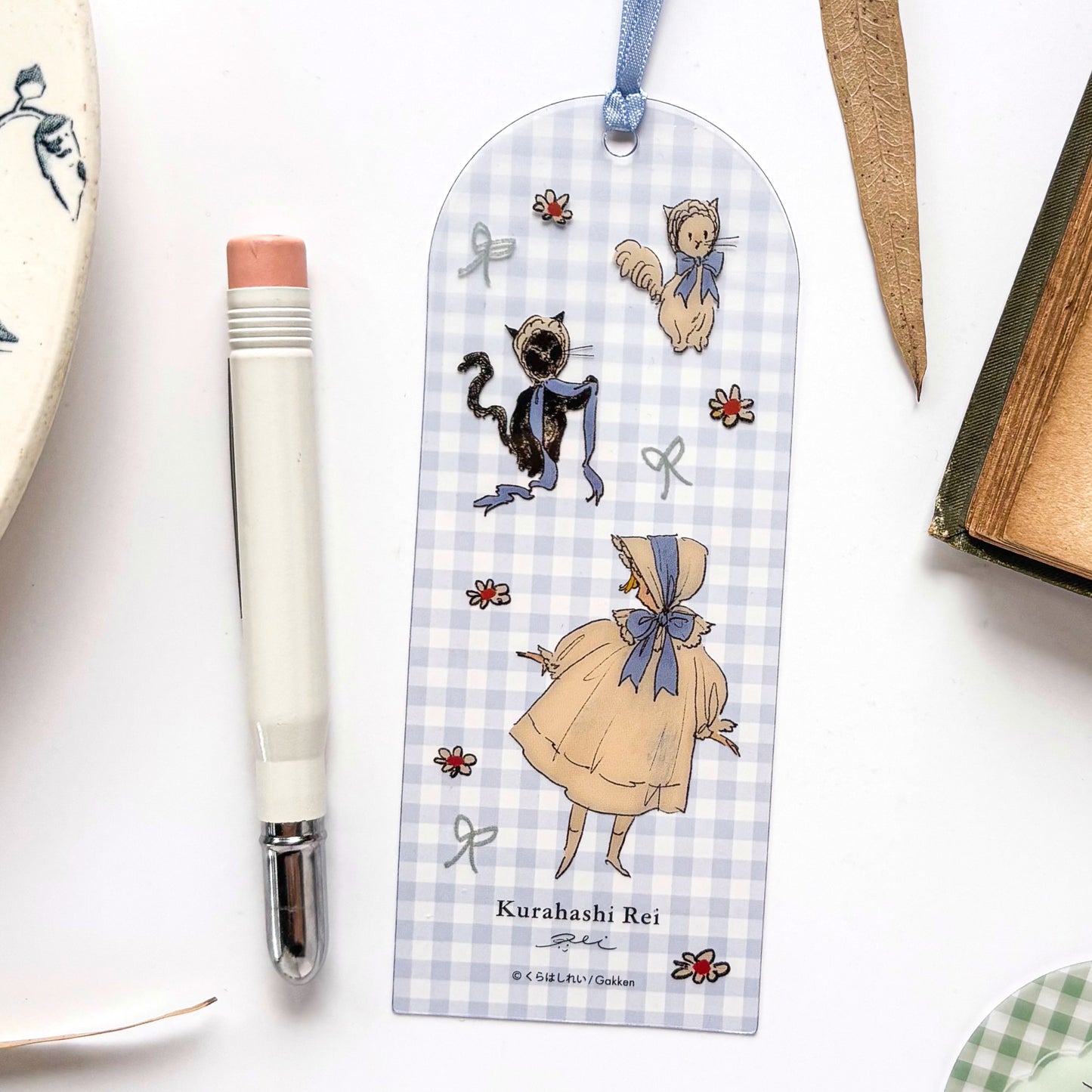 Rei Kurahashi / Clear Bookmark - Blue
