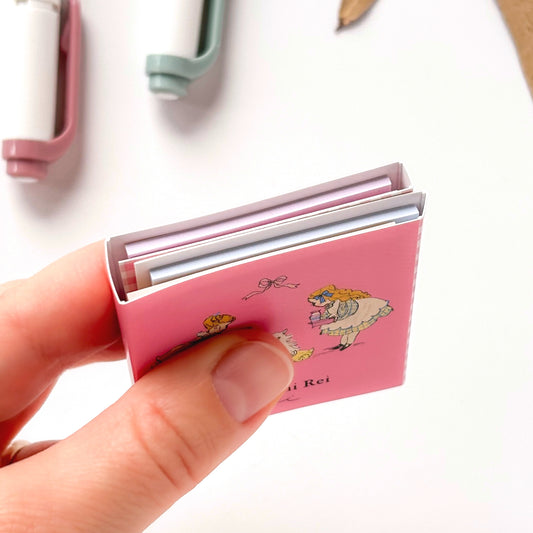 Rei Kurahashi / Book-style Sticky Notes - Cat Day