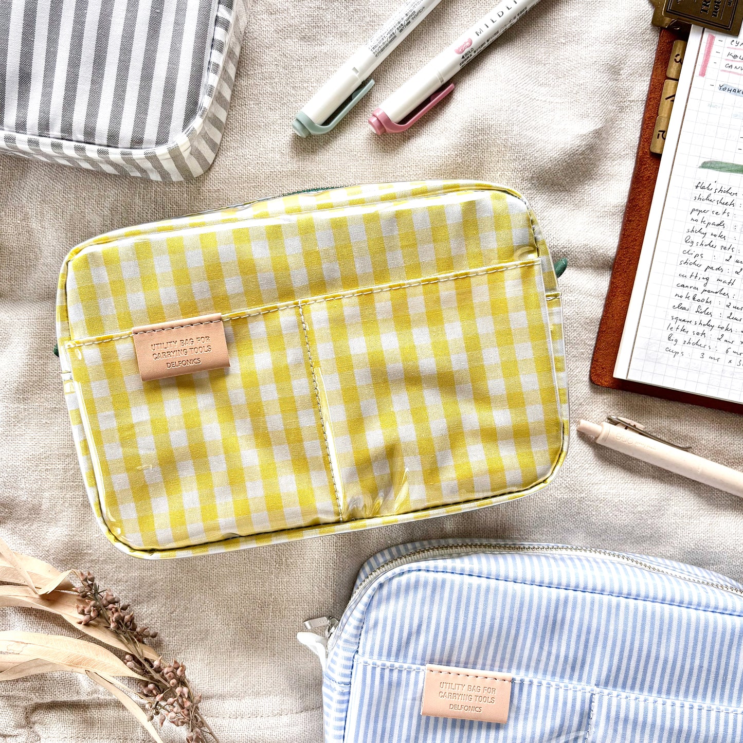 Delfonics / Utility Pouch - Sereno Yellow (S size)
