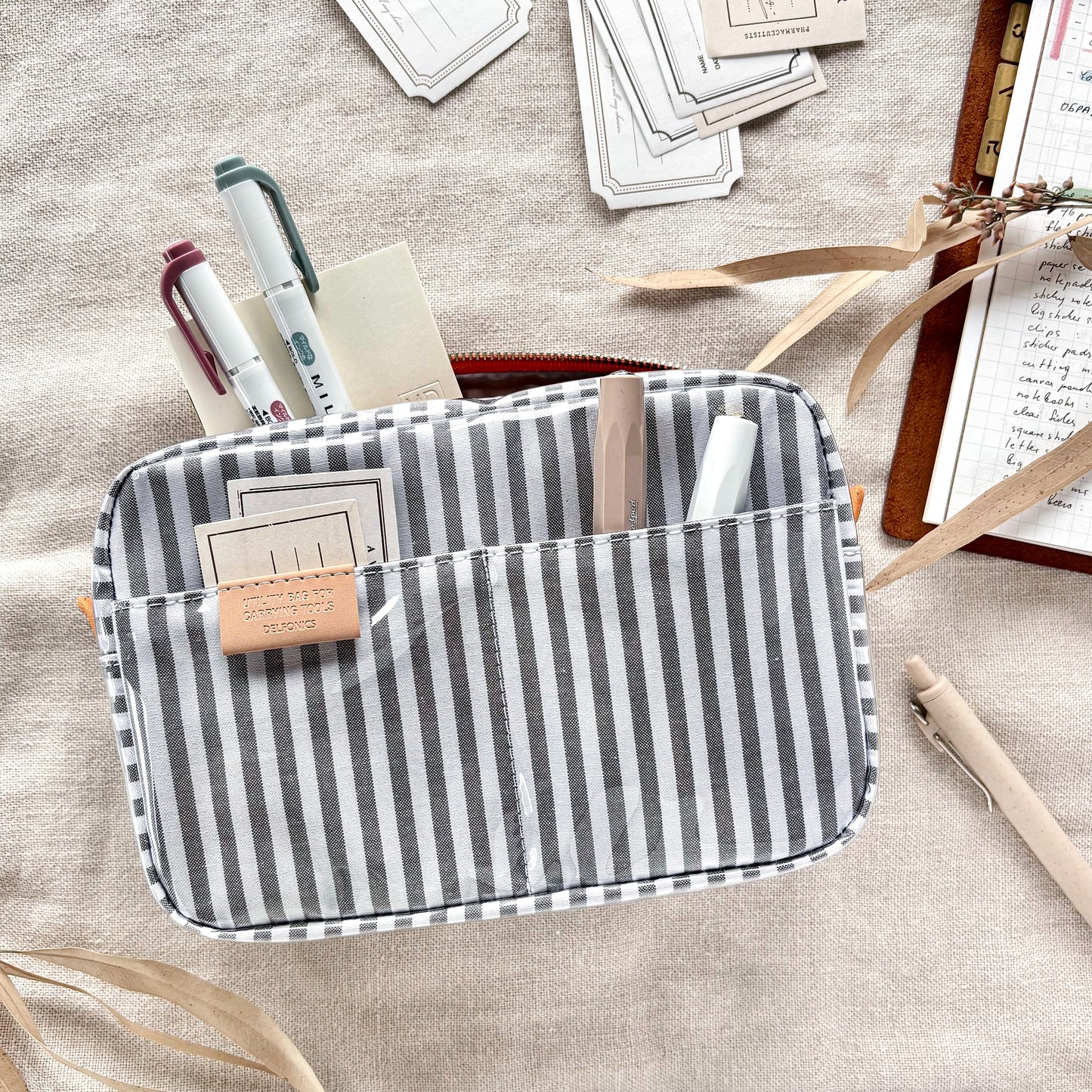 Delfonics / Utility Pouch - Sereno Gray (S size)