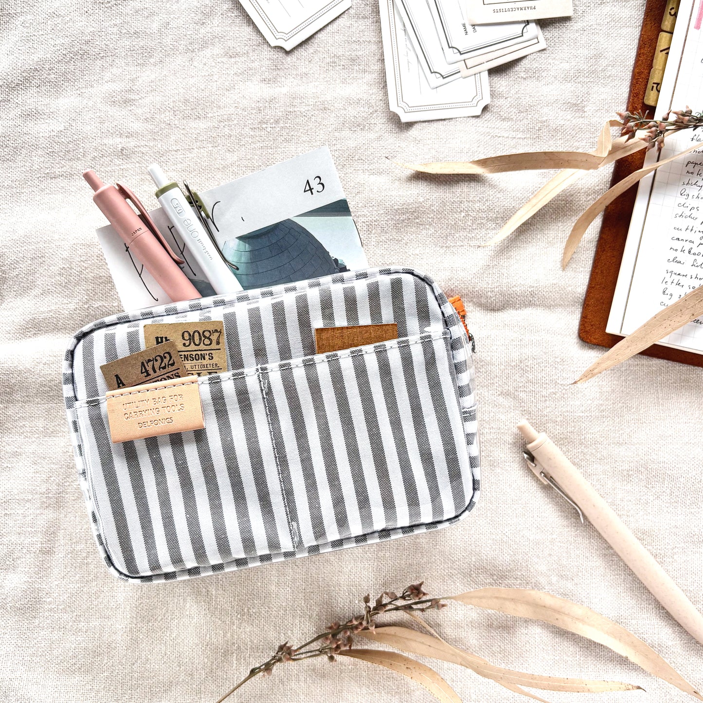 Delfonics / Utility Pouch - Sereno Gray (XS size)