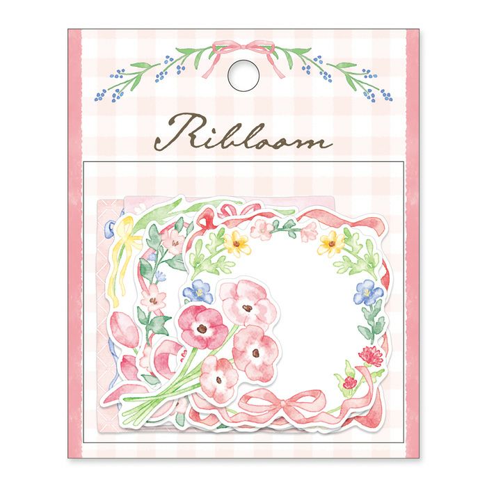 Mind Wave / Flake Stickers - Pink Flower Frames