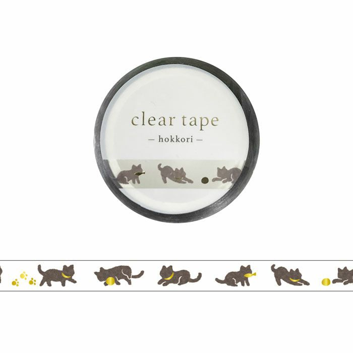 Mind Wave / Shiny Slim Clear Tape - Black Cat