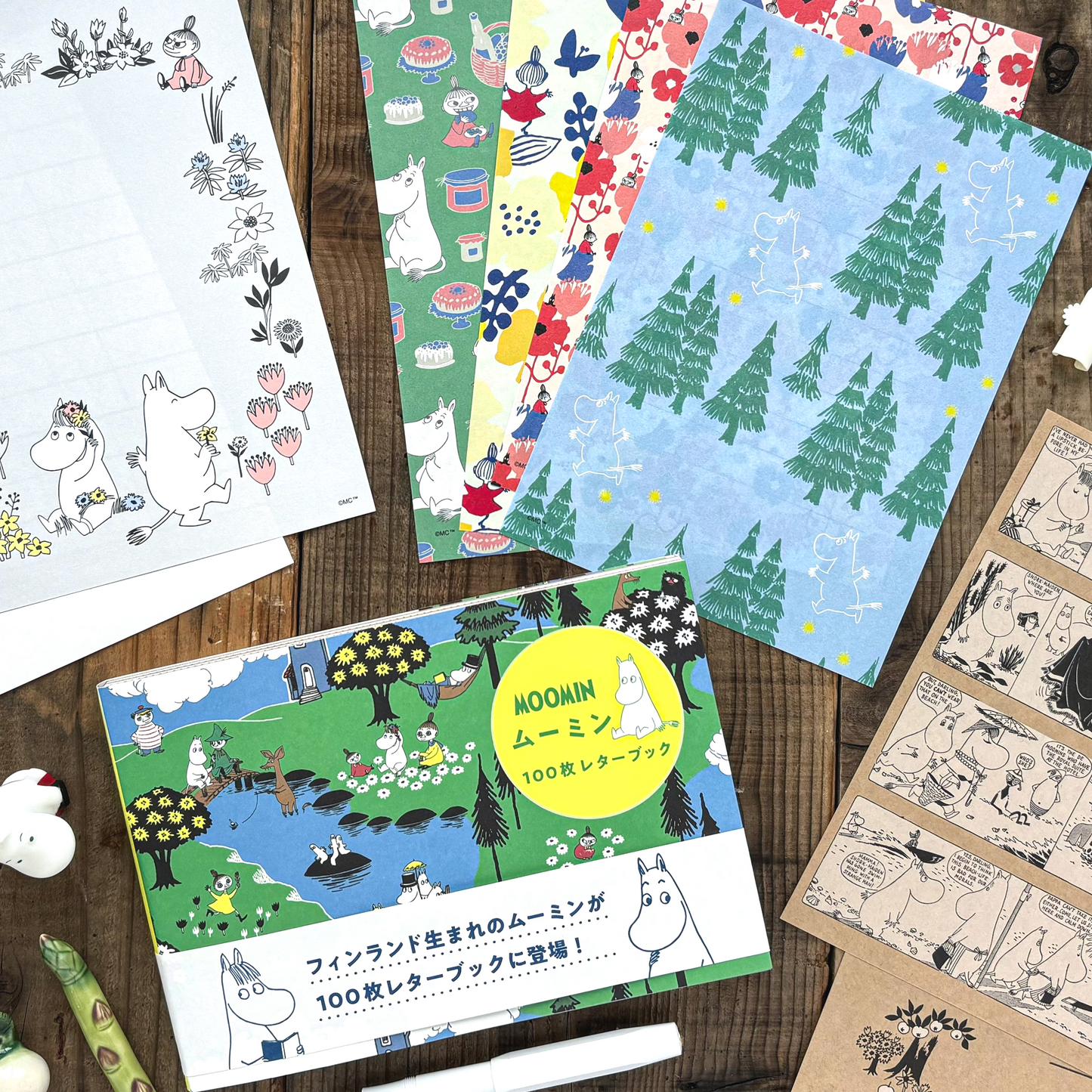 100 Writing Paper Pad - Moomin