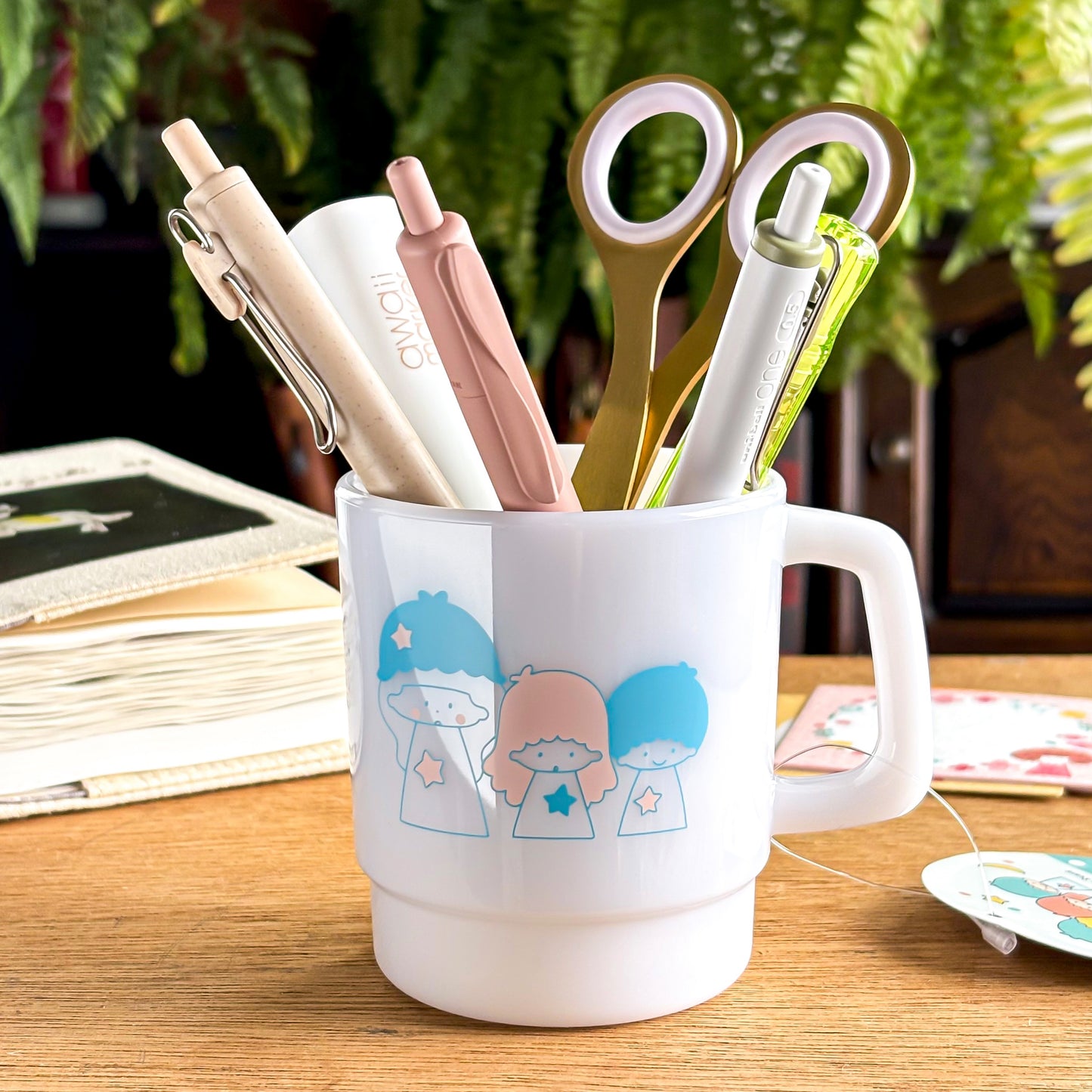 Limited Edition Pen Stand - mizutama x Little Twin Stars