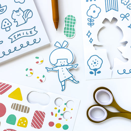 mizutama / Limited Edition / Sticker Book (blue)