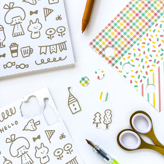 mizutama / Limited Edition / Sticker Book (brown)