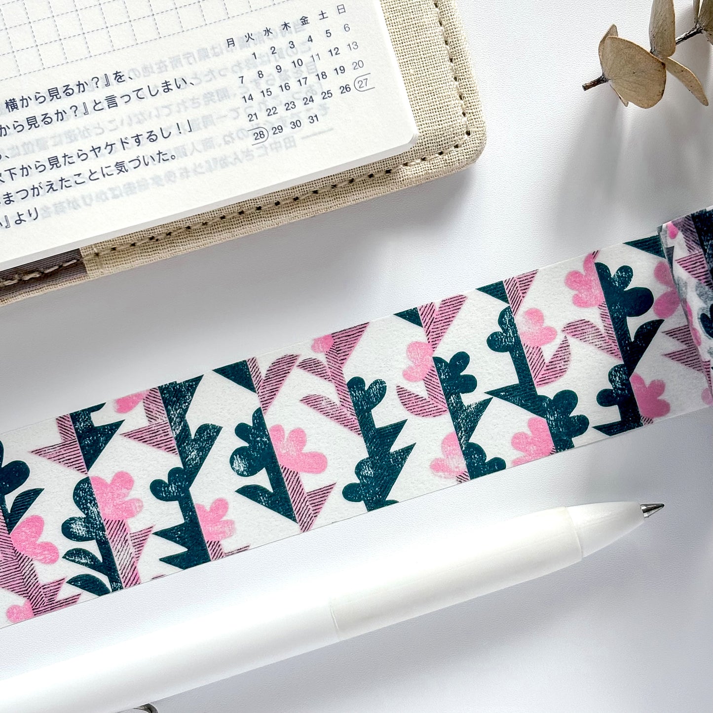mina perhonen x mt Washi Tape - twin flower