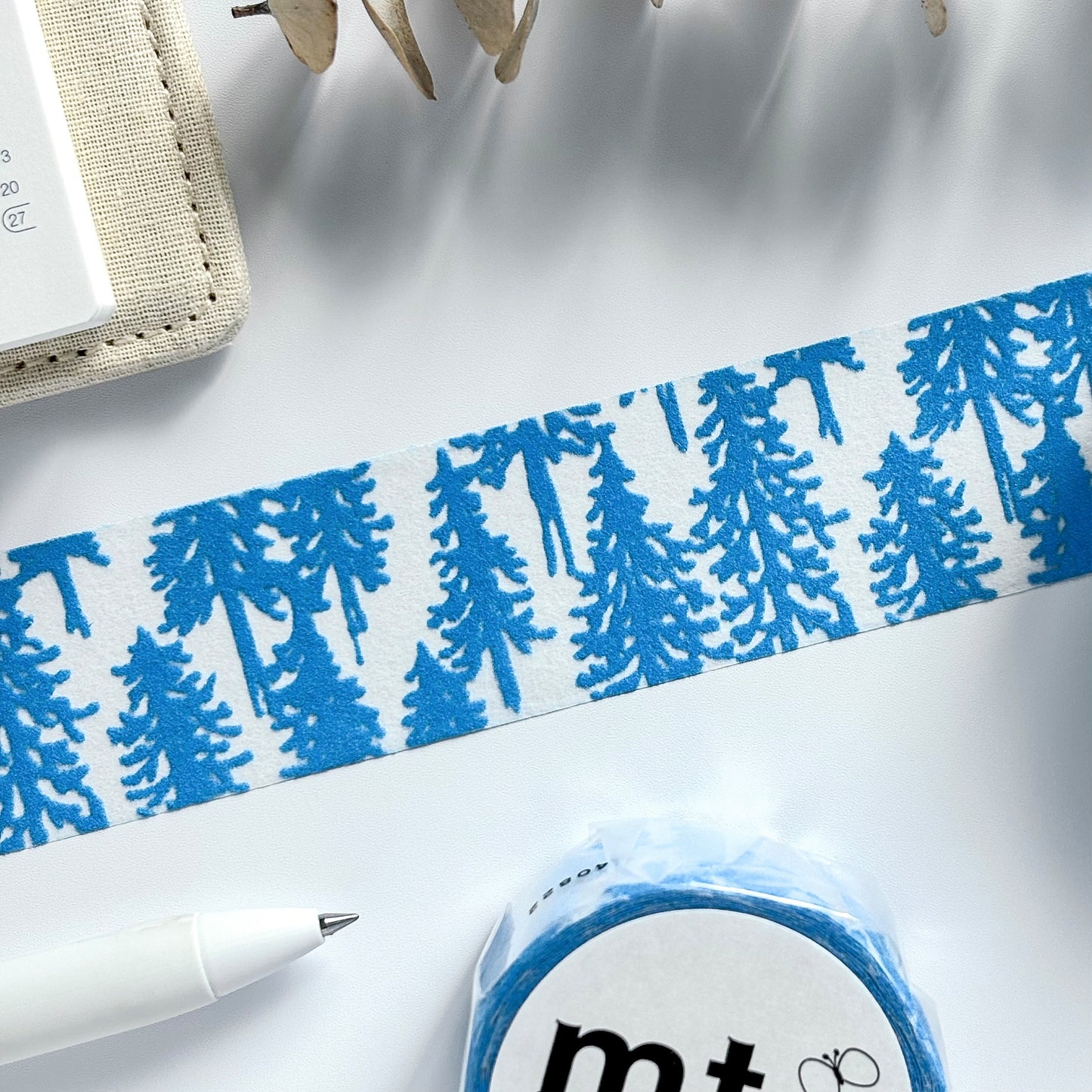 mina perhonen x mt Washi Tape - Flocky metsa