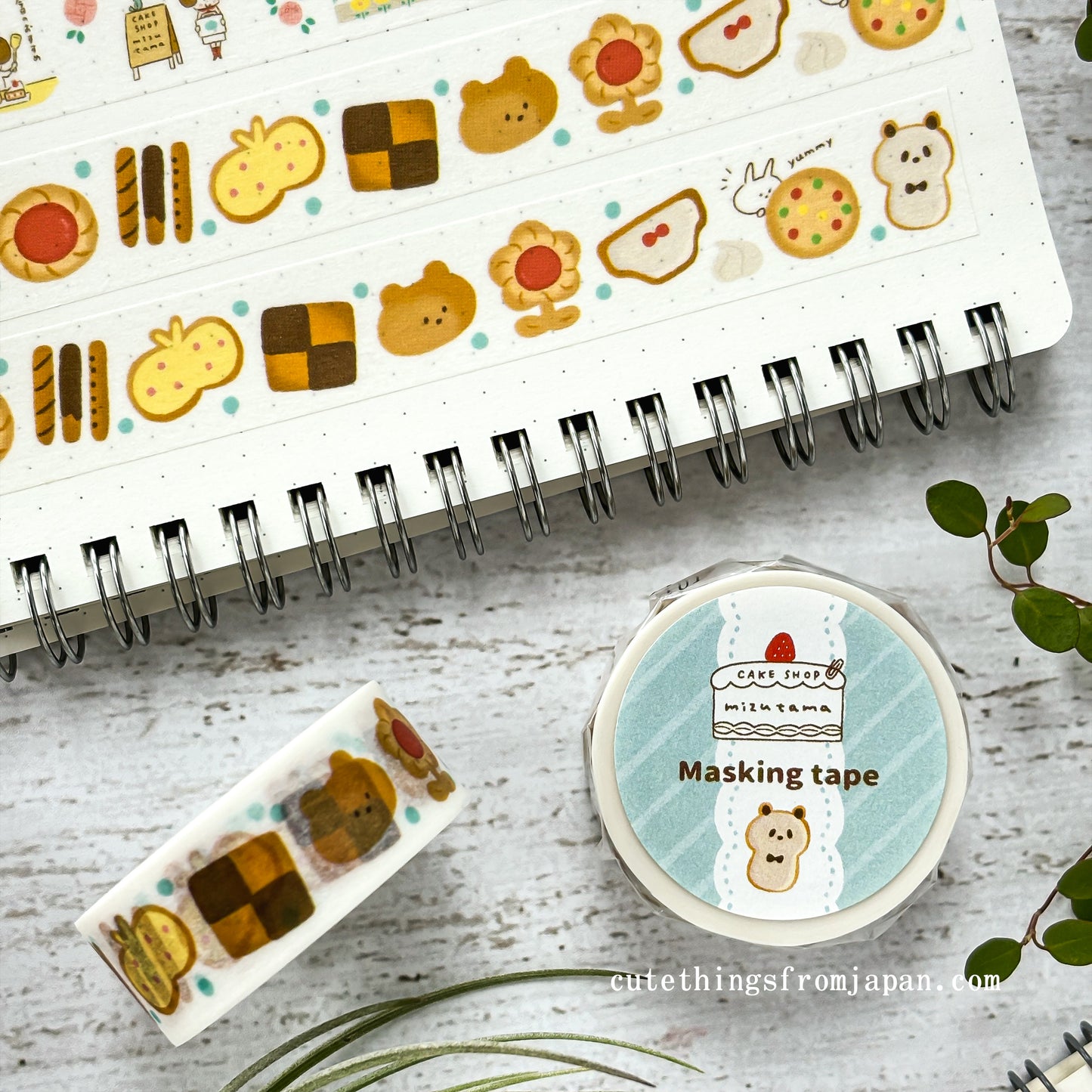 mizutama Washi Tape - Cookies