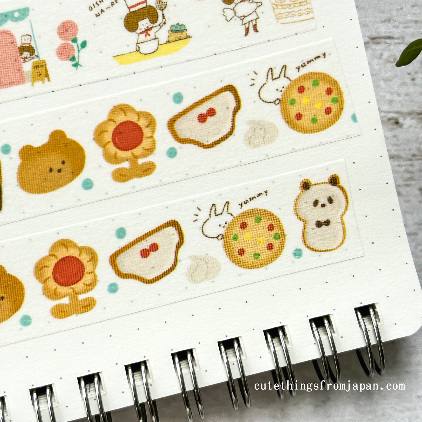 mizutama Washi Tape - Cookies