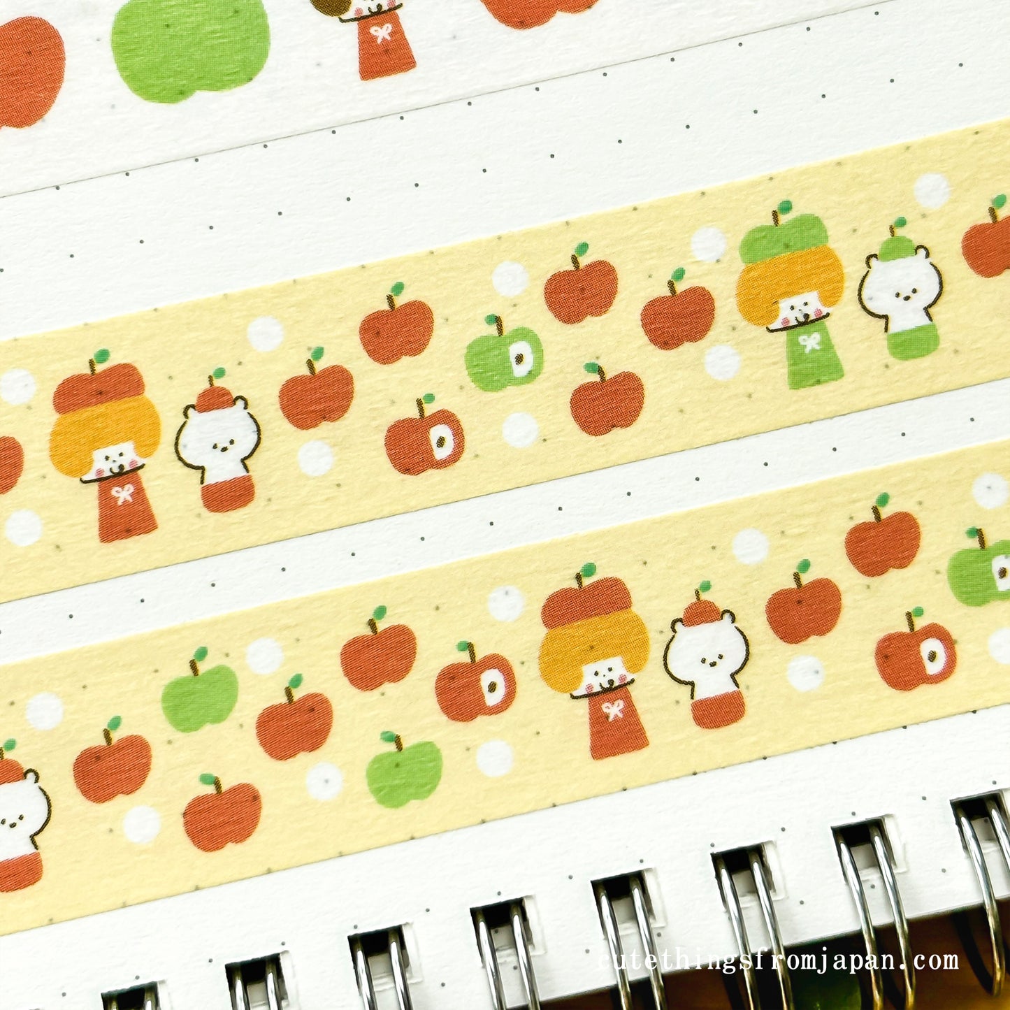 Last Stock mizutama Washi Tape - Apple
