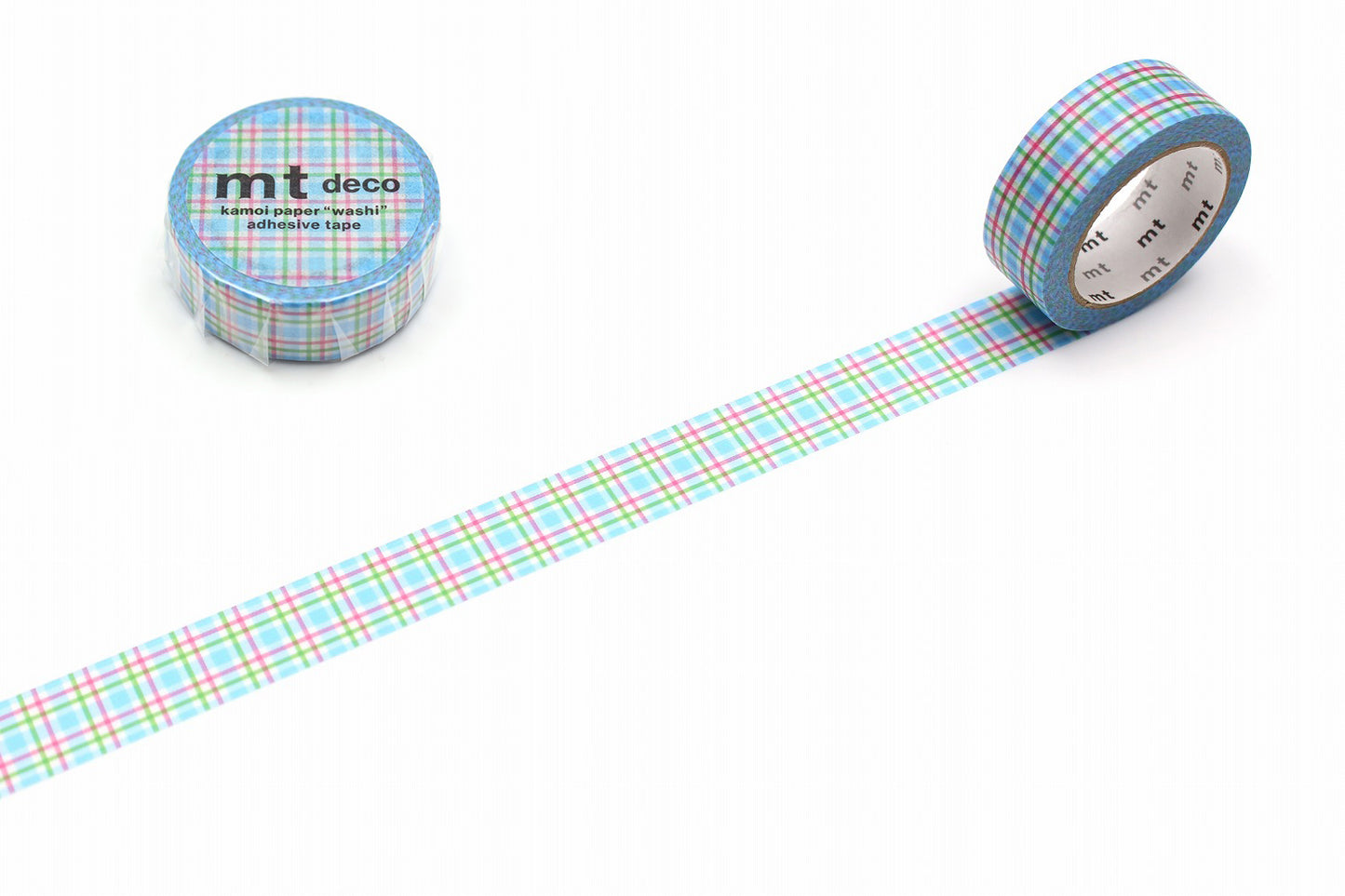 mt Washi Tape - Checkered Blue