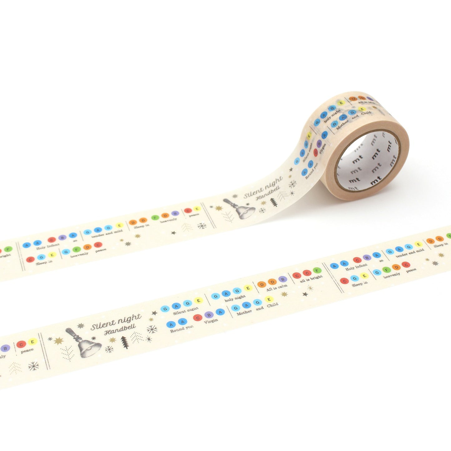 mt Chrismtas Limited Washi Tape - Hand Bell
