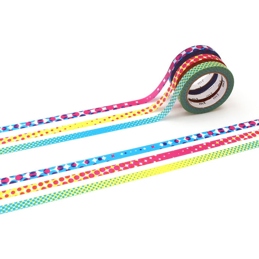 Slim Washi Tape Set - Moire