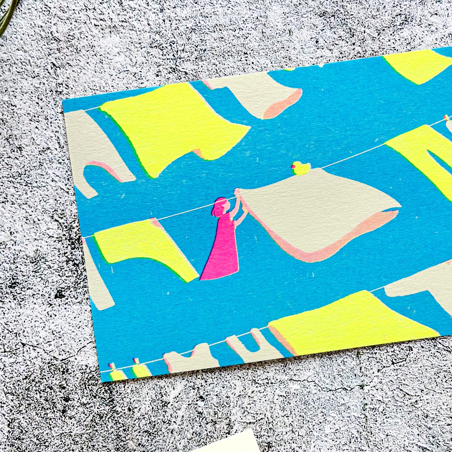 Nodoka Miyashita / Postcard - Perfect Day for Laundry
