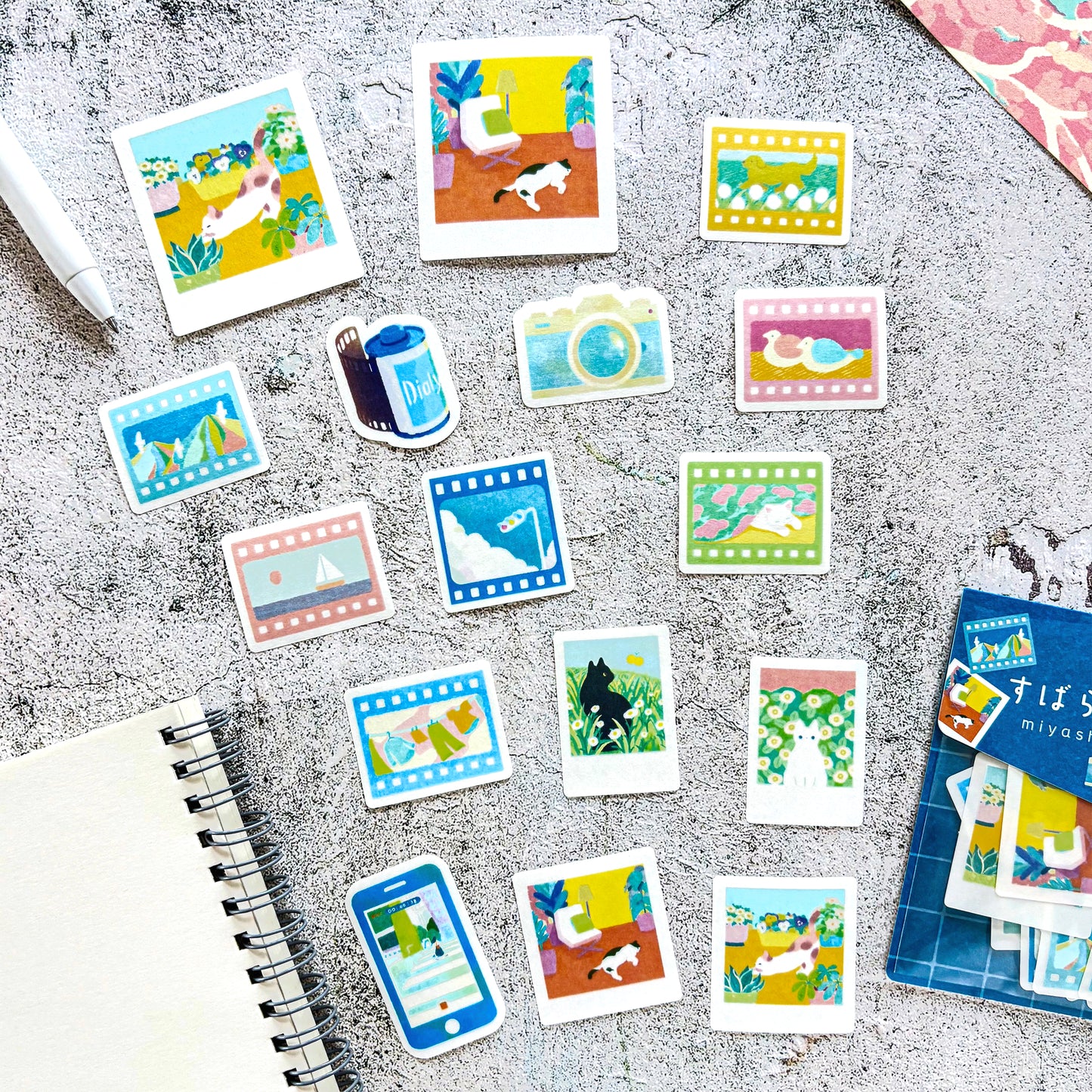 Nodoka Miyashita / Flake Stickers - Beautiful Days