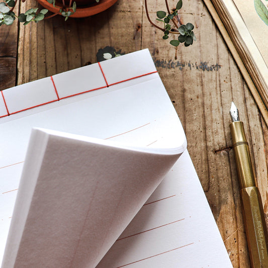 Torinoko Washi Paper Note Pad - A5 (Ruled)