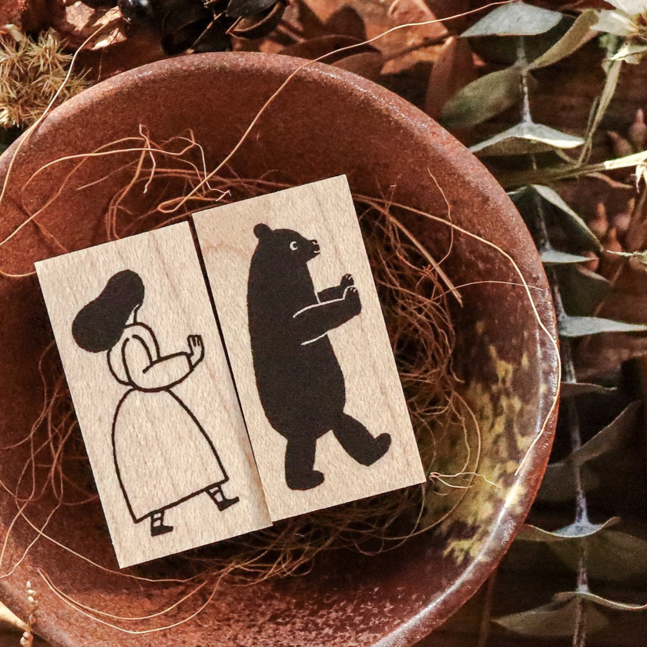 Necktie / Rubber Stamp Set - Go Go Go (2 Stamps)