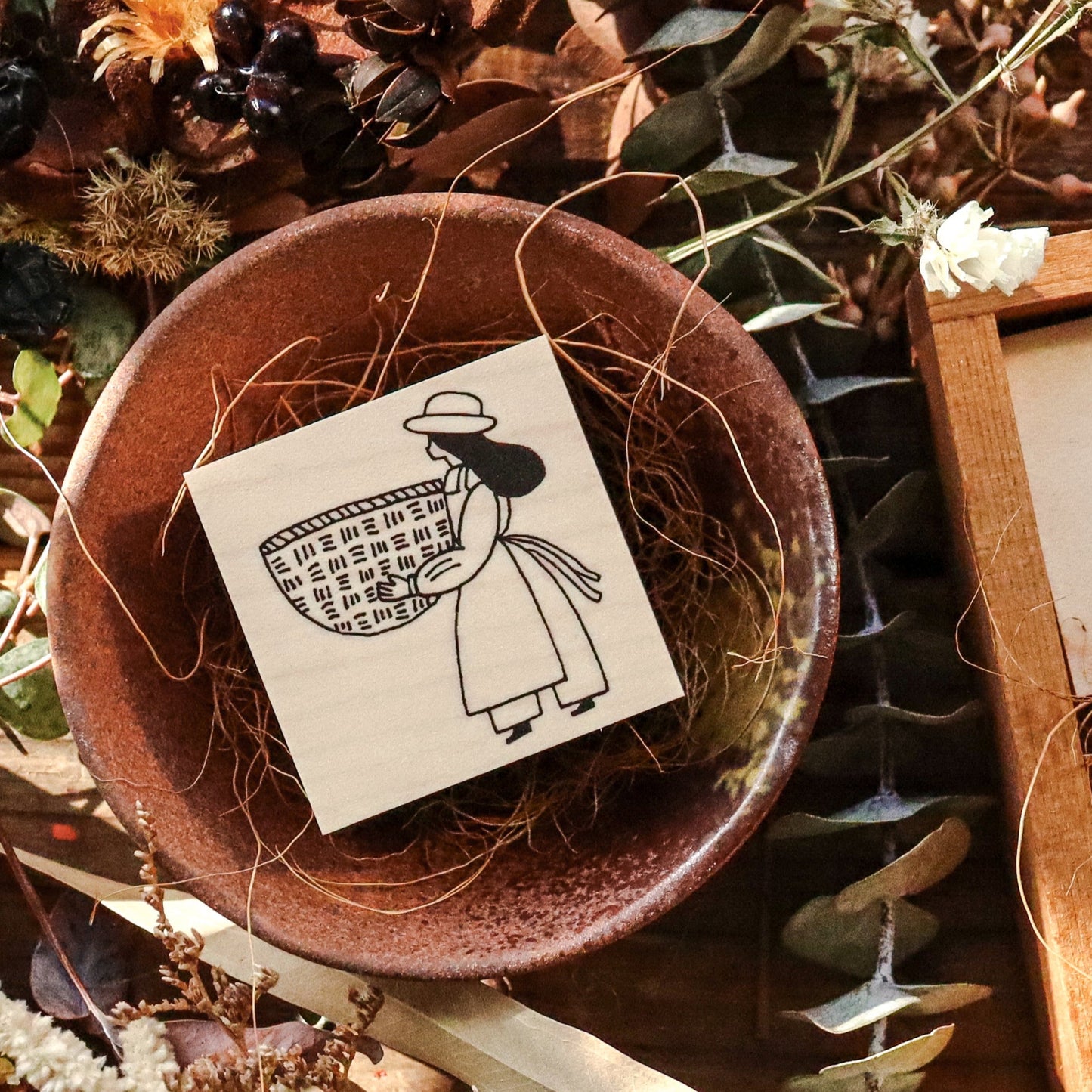 Necktie / Rubber Stamp - In the Farm