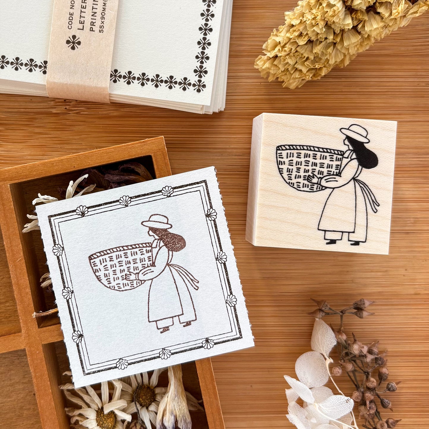 Necktie / Rubber Stamp - In the Farm