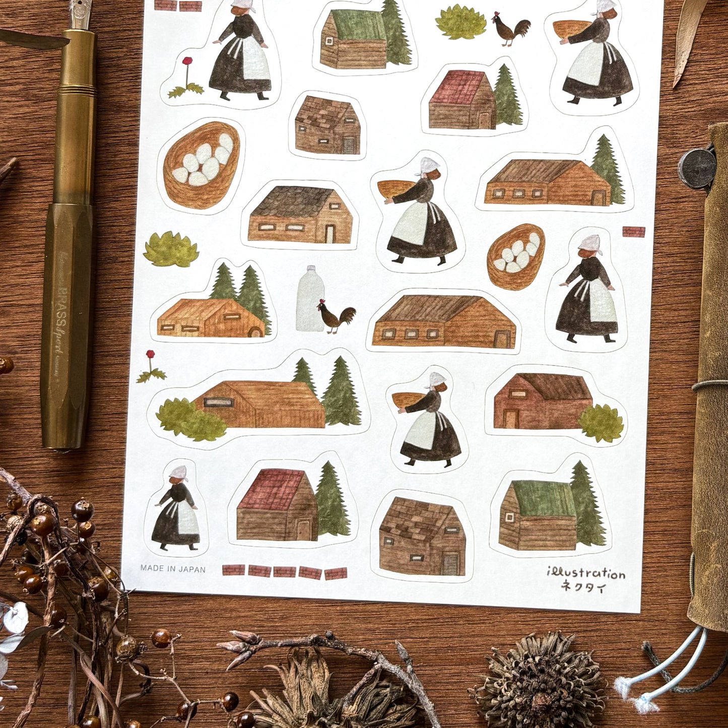 Necktie / Stickers - Morning (A5 size)