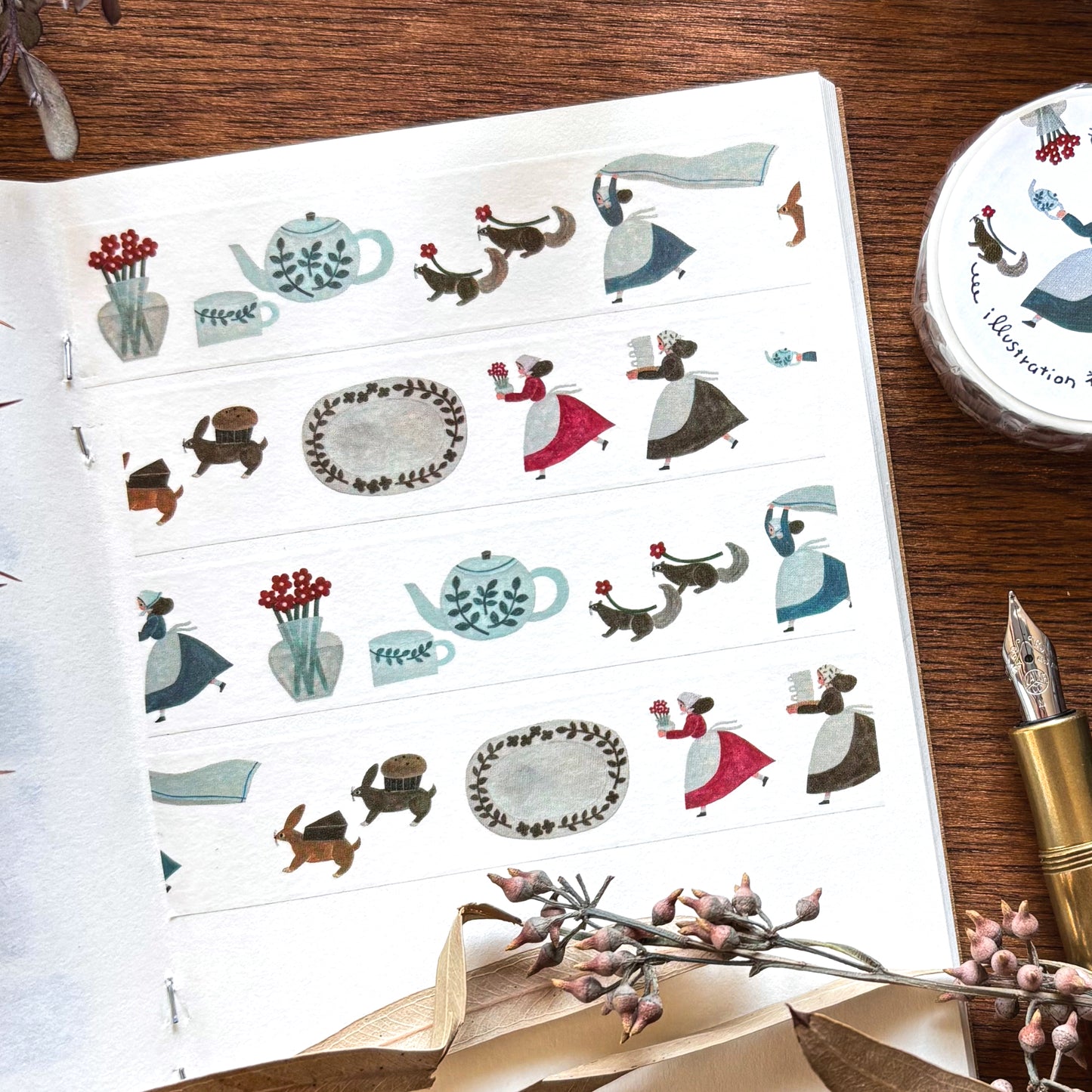 Necktie / Washi Tape - Tea Time