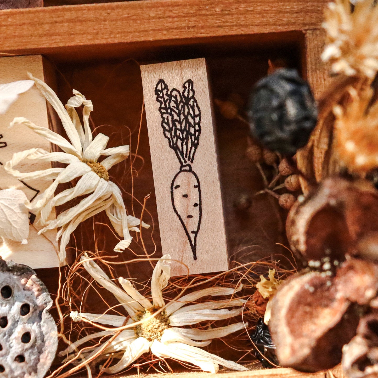Necktie / Slim Rubber Stamp - Carrot