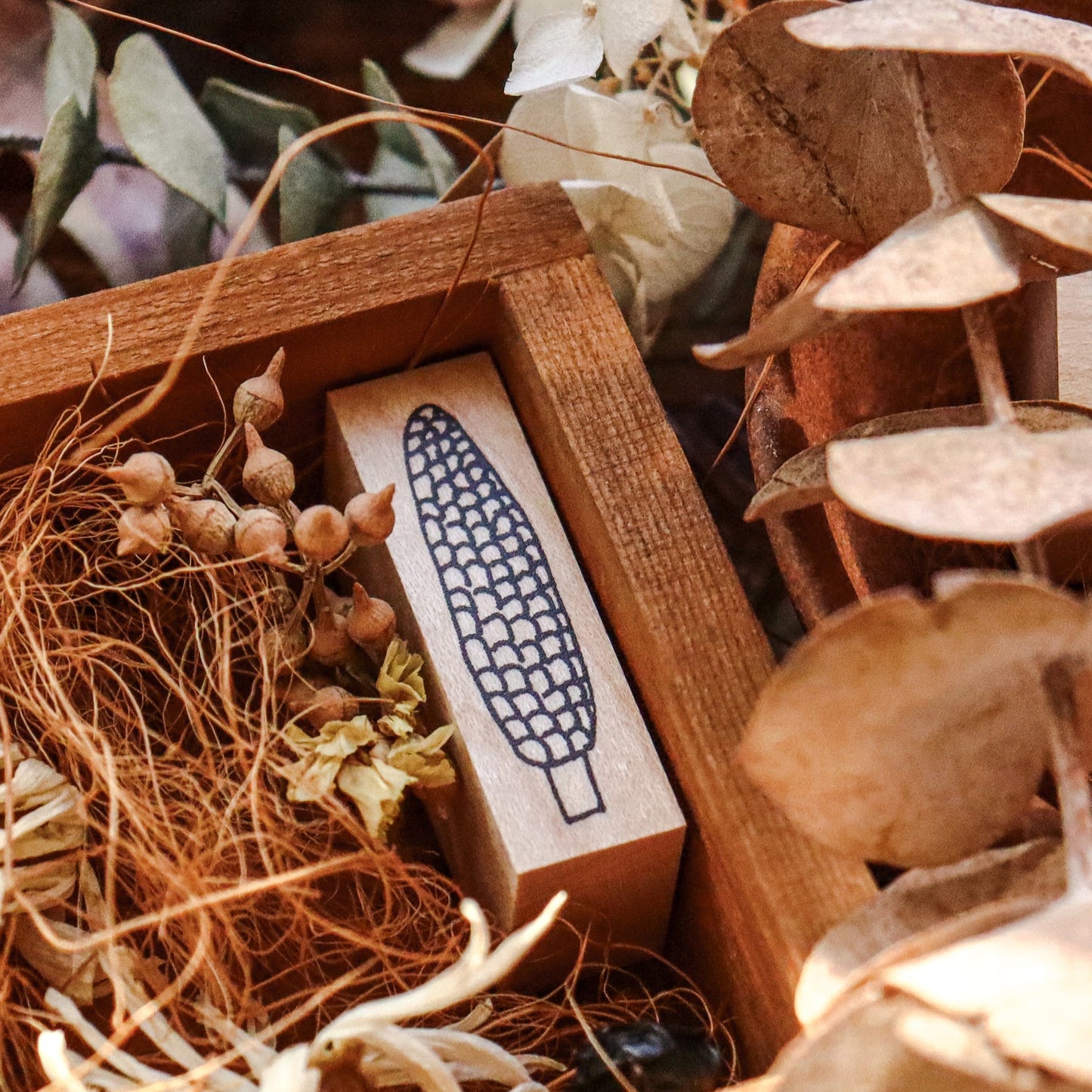 Necktie / Slim Rubber Stamp - Corn