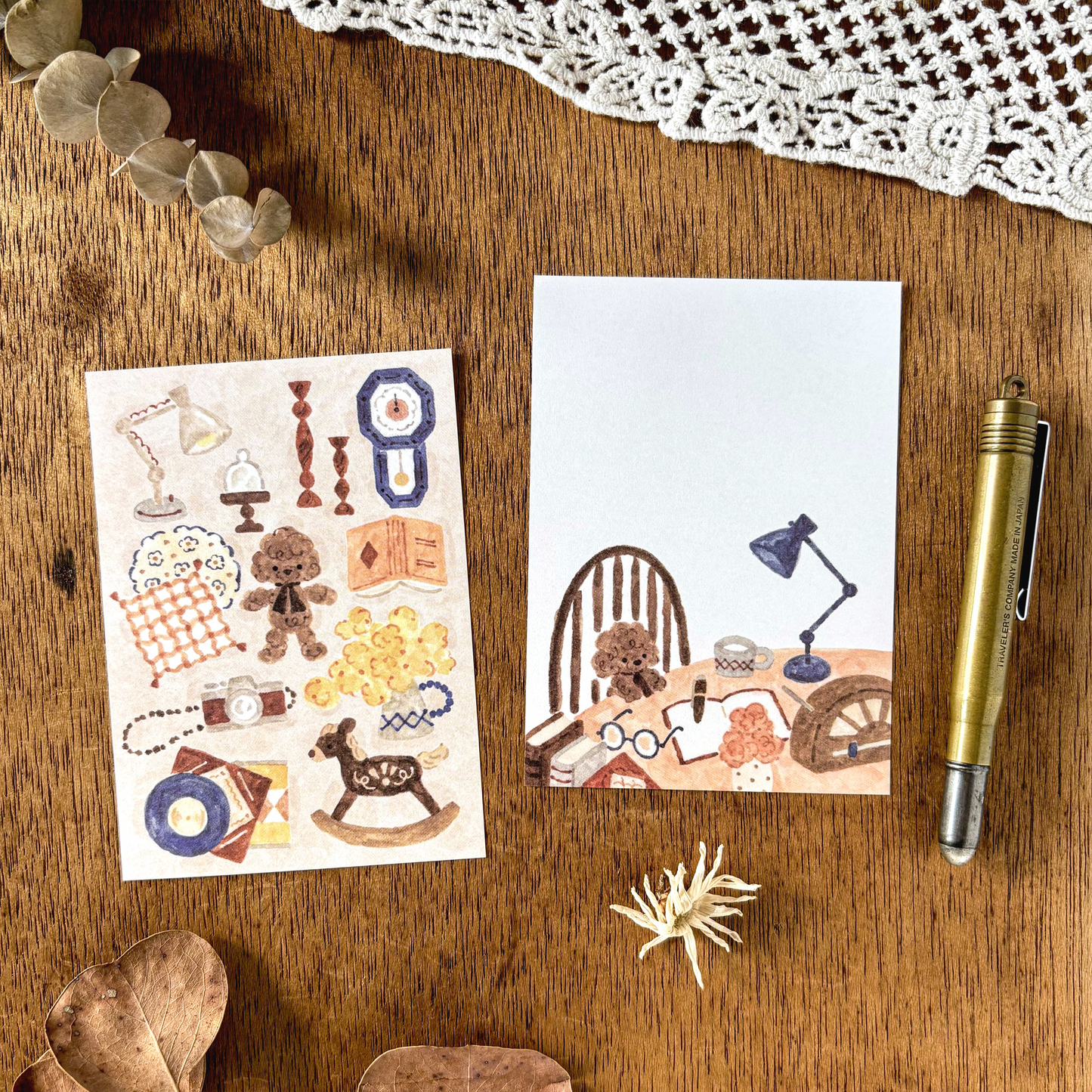 Waka Nakauchi Memo Pad - Dog's Happy Home