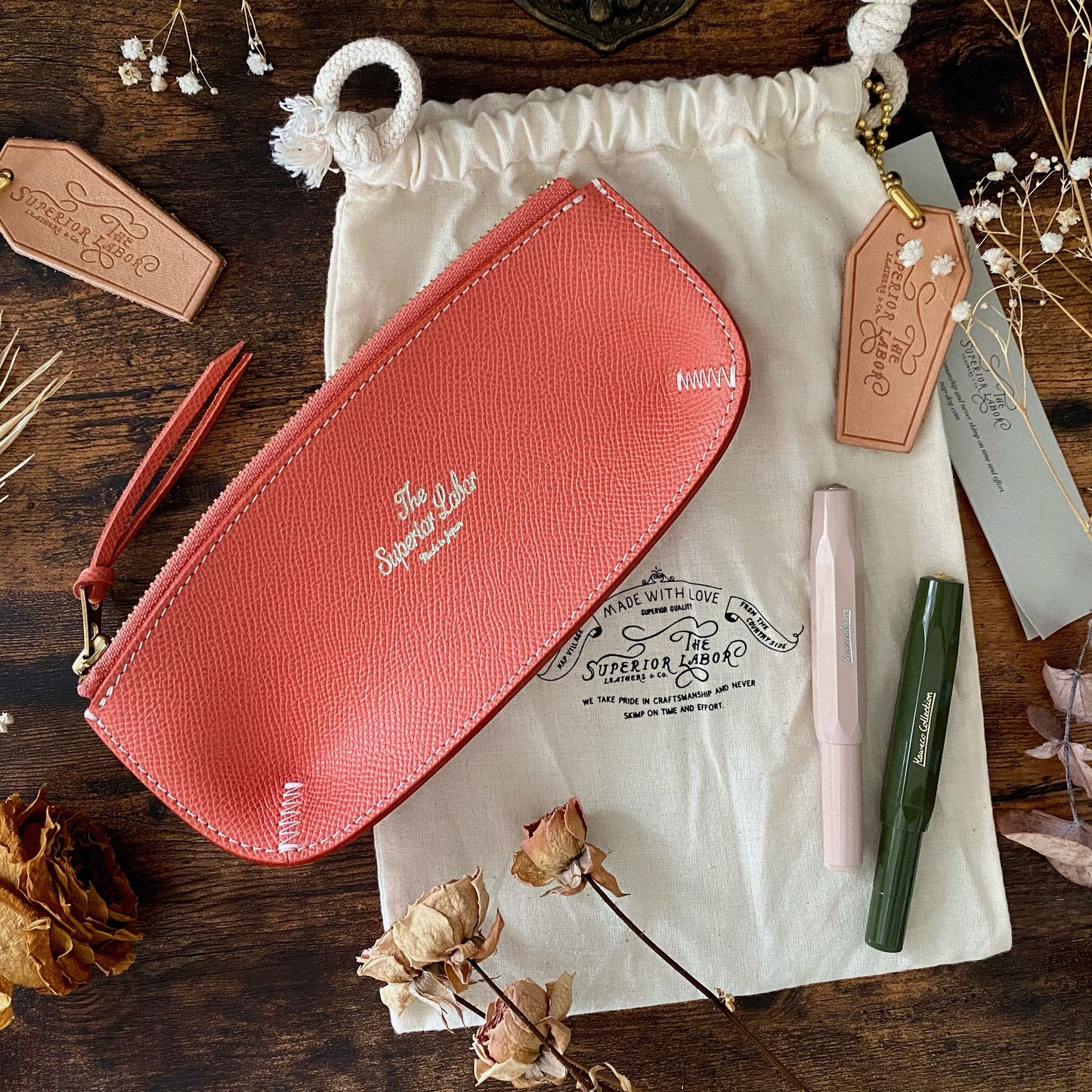 Limited Edition / The Superior Labor / Calf Pen Case (3 colors)