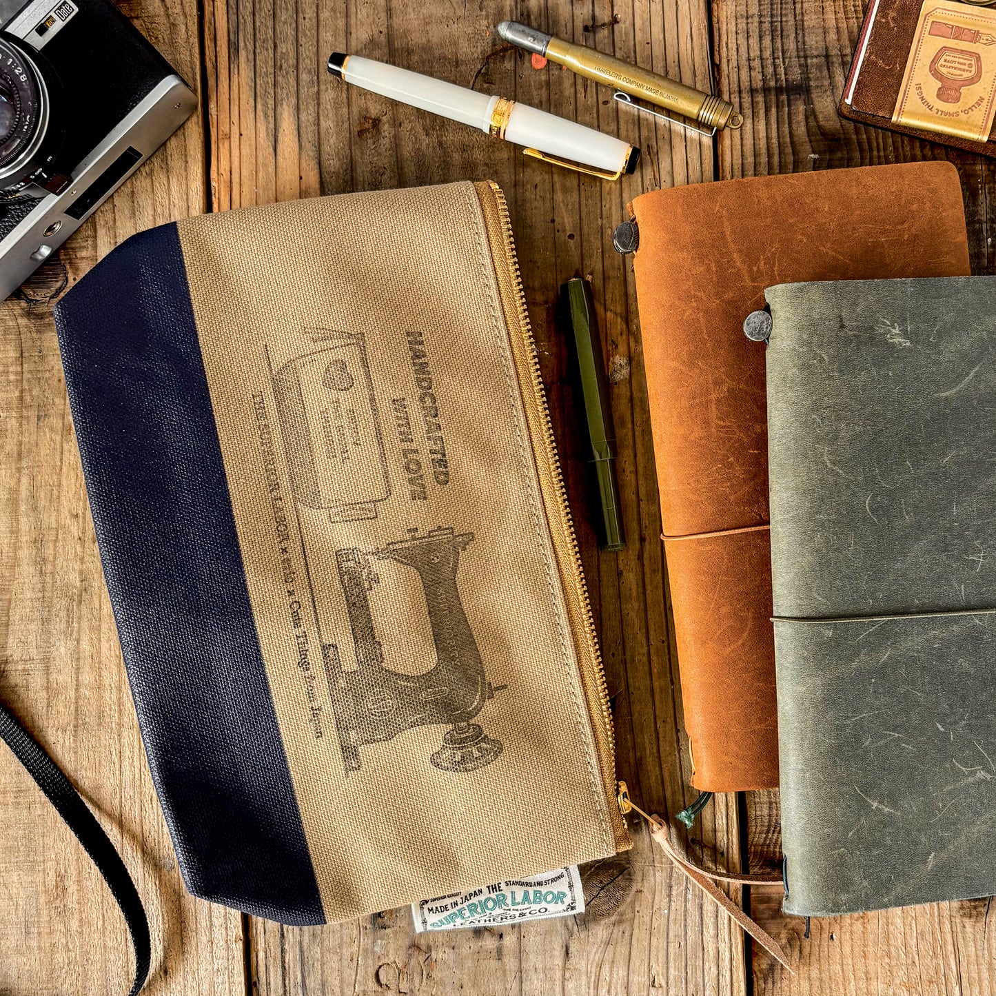 TSL x eric x CTFJ / Canvas Pouch - Handcrafted with Love