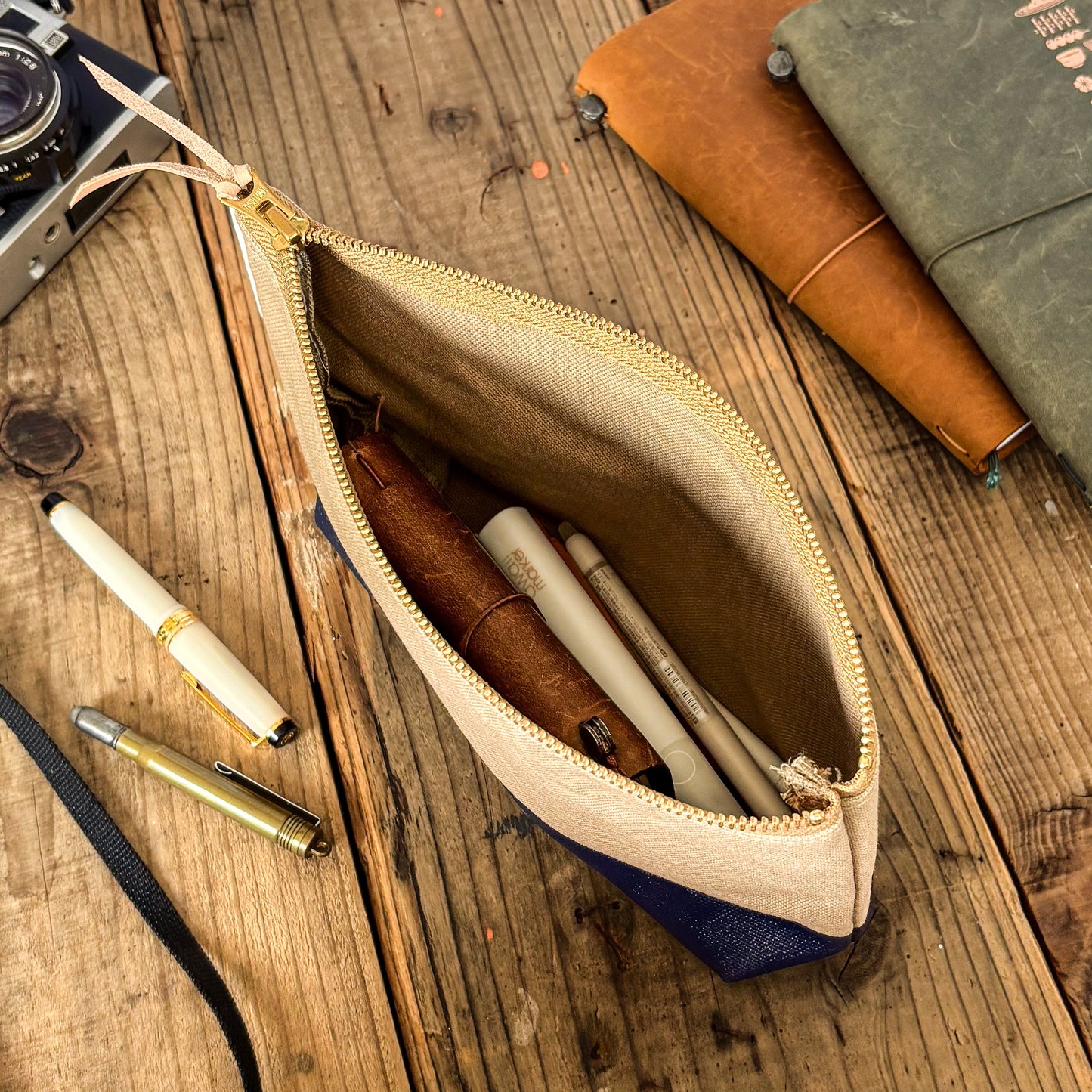 TSL x eric x CTFJ / Canvas Pouch - Handcrafted with Love