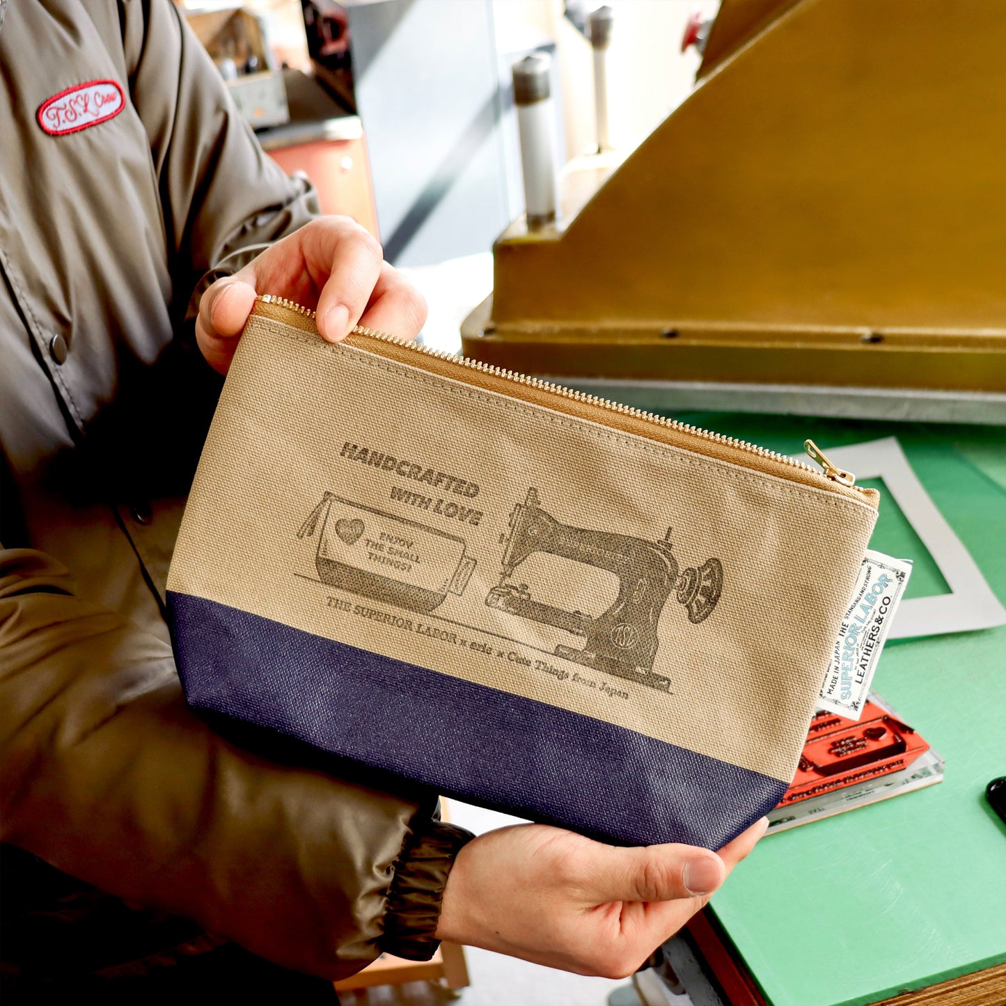 TSL x eric x CTFJ / Canvas Pouch - Handcrafted with Love