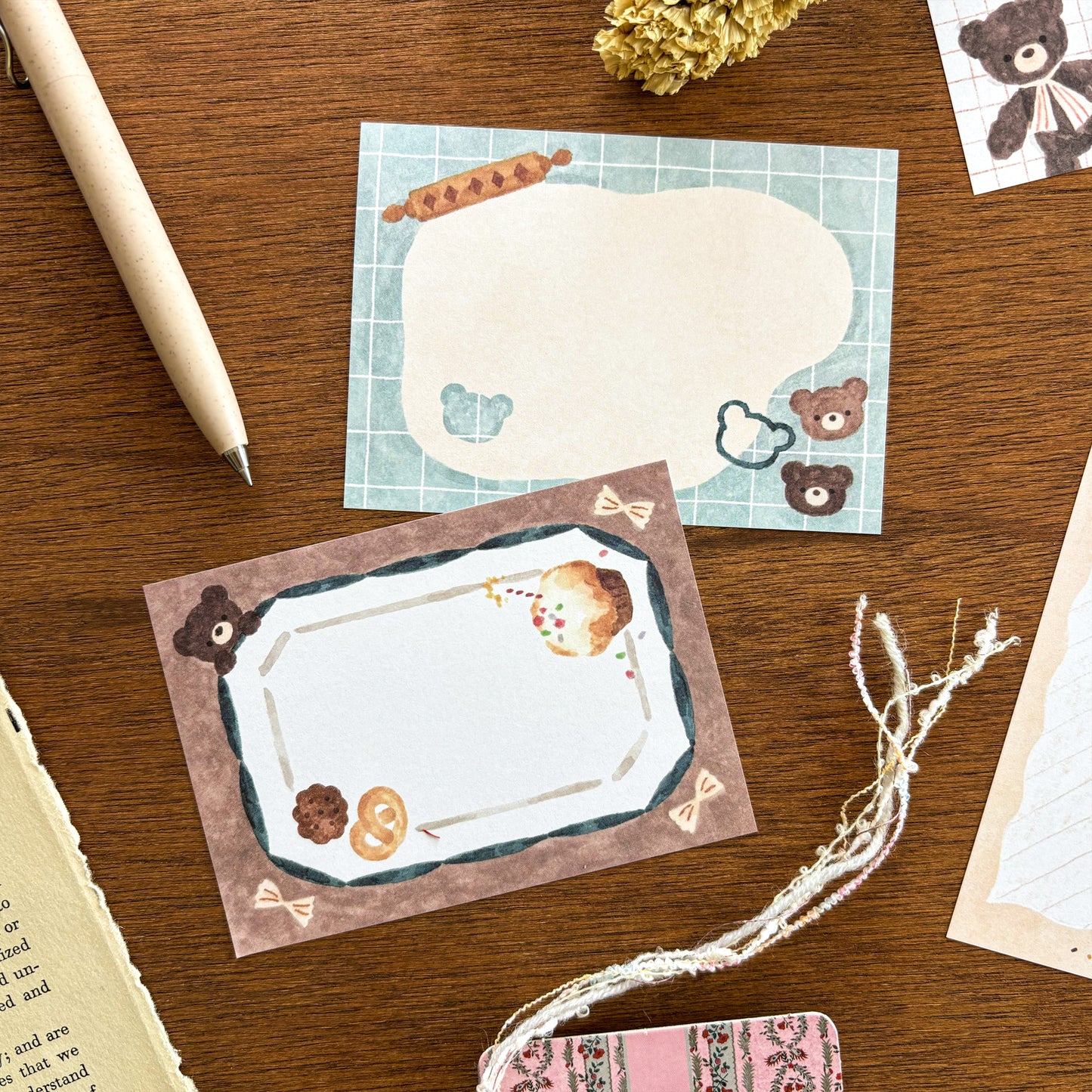 Waka Nakauchi / Memo Pad - Bear's Sweets Shop